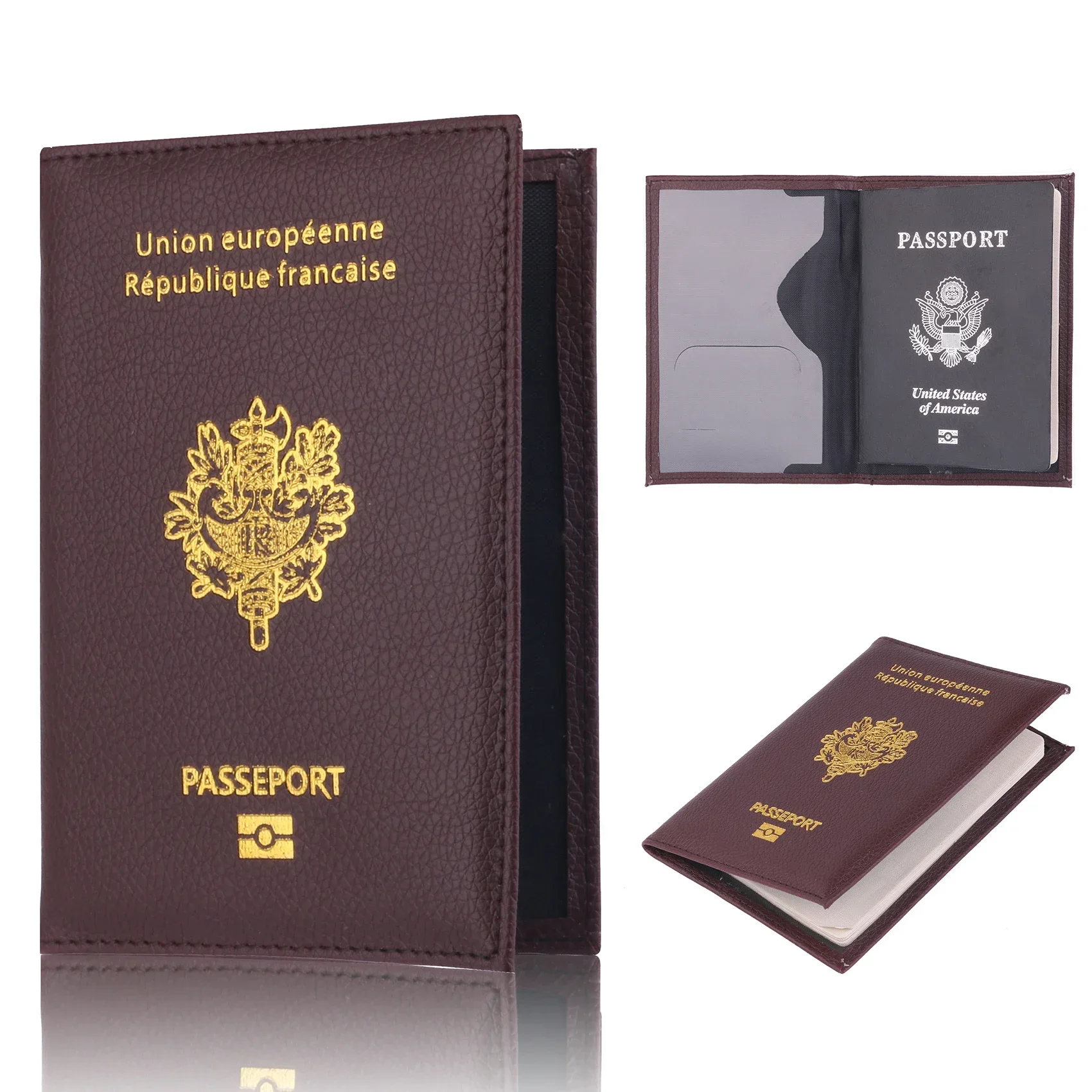 Women Men Travel Pu Passport H - Men'S Accessories Case 评论和价格