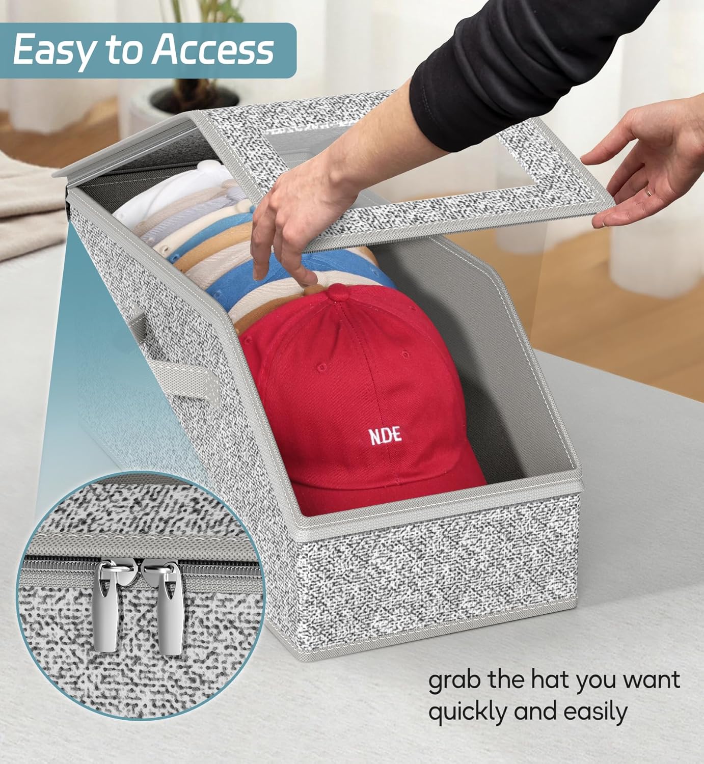 AOODA 2 PCS Stackable Hat Stor - Men'S Accessories Rack 评论和价格